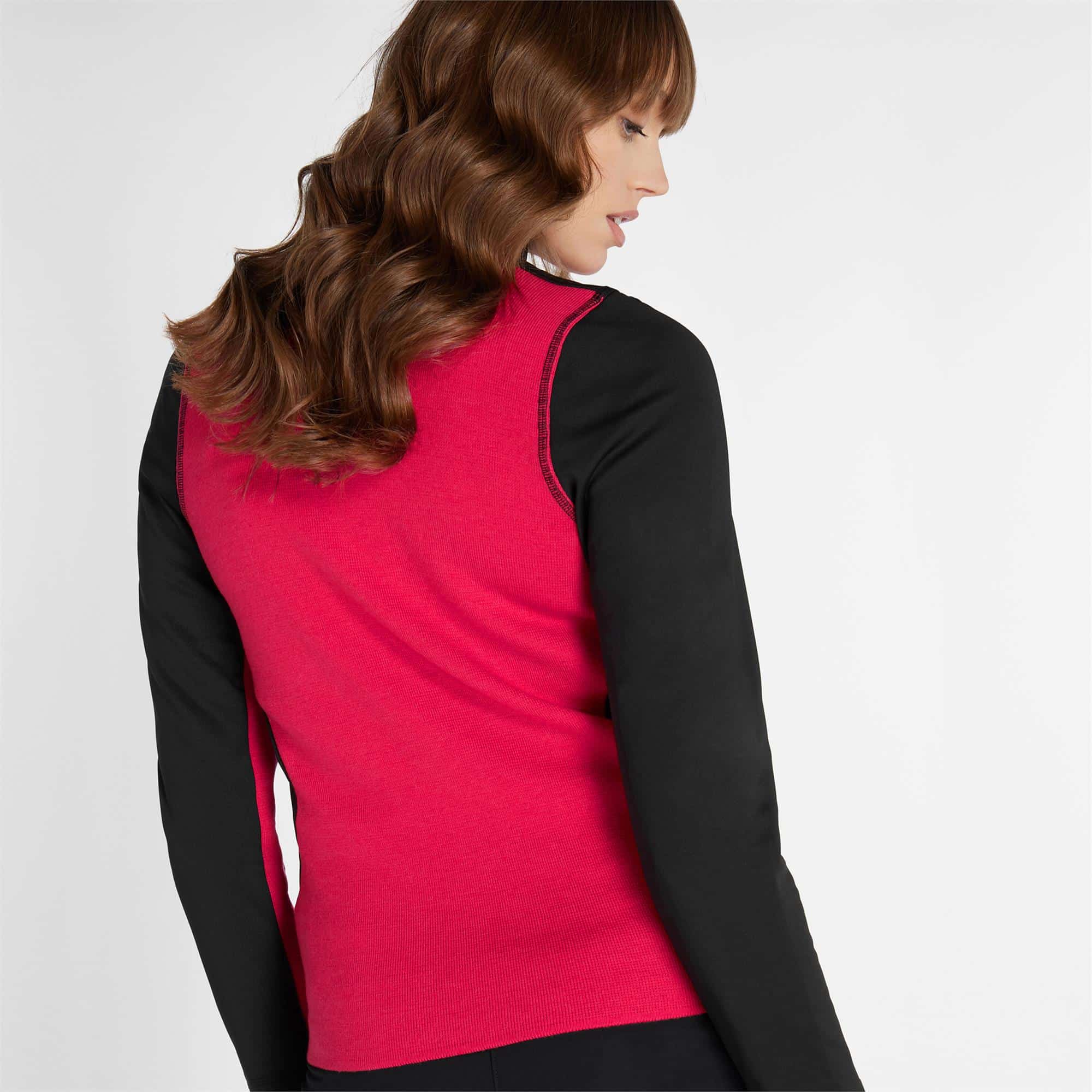 Green Lamb Kira Full Zip Hybrid Ladies Golf Jacket Pink/Black